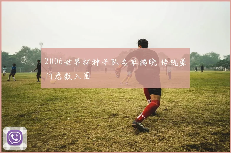 2006世界杯种子队名单揭晓 传统豪门悉数入围